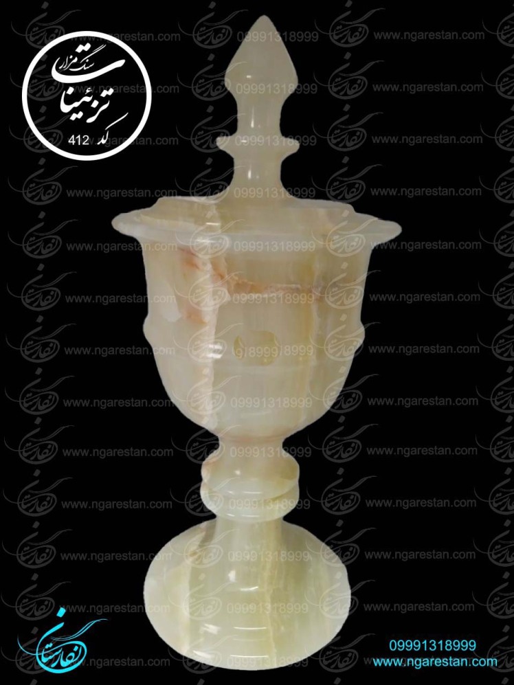 تزئینات-سنگ-قبر--قندان-مرمر-سبز