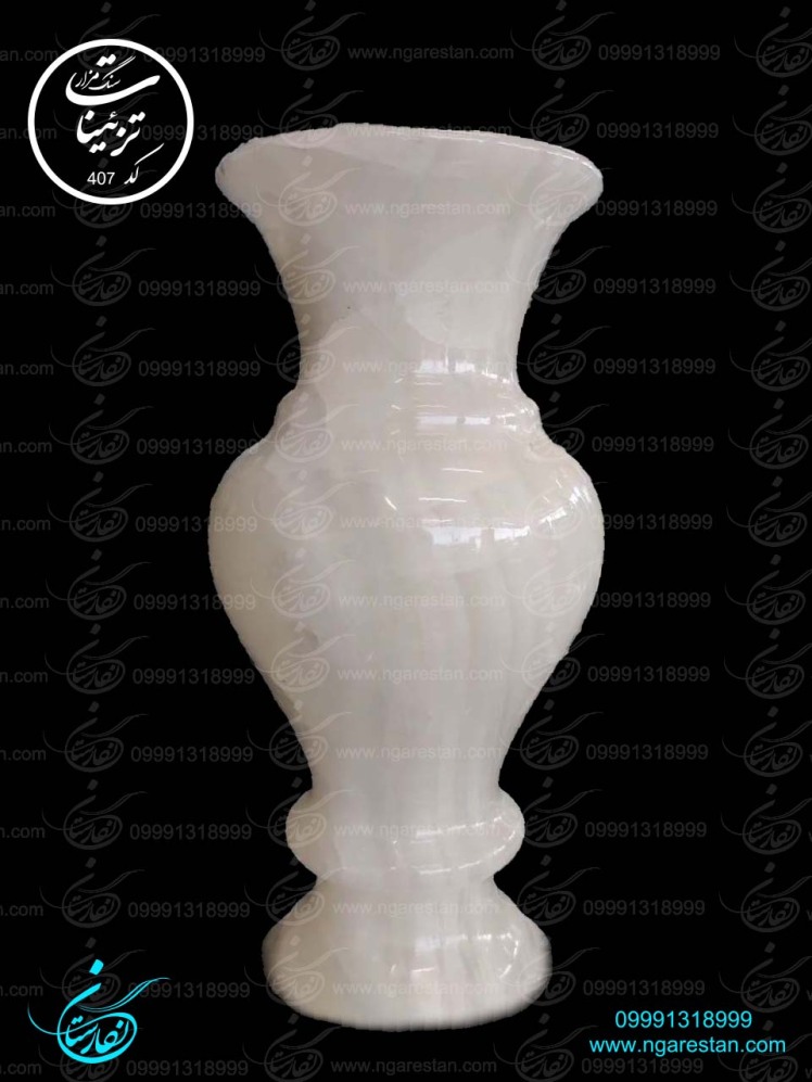 تزئینات-سنگ-قبر--گلدان